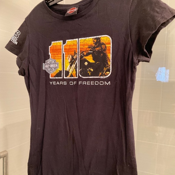 Official Harley Davidson 110th Anniversary Tee - Picture 2 of 8